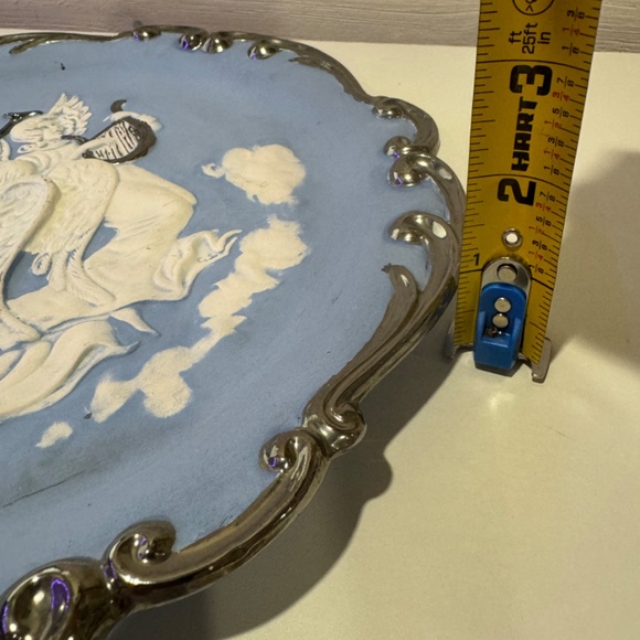 Vintage Handmade Ceramic Wedgwood Angels Plaque Signed - Picture 9 of 9